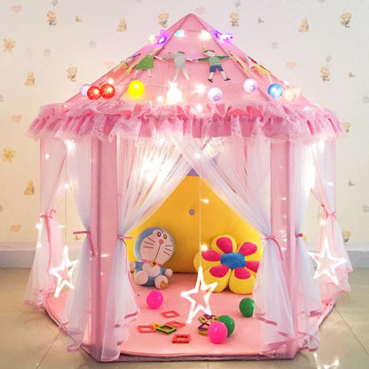 Portable Children's Tent for Kids Tent Toys Girls Princess Castle Tipi Infantil Children's House Vigvam Teepee Baby Tent Gifts