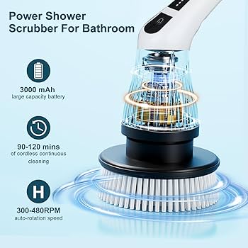 7-in-1 Wireless Electric Cleaning Brush for Bathroom & Floor