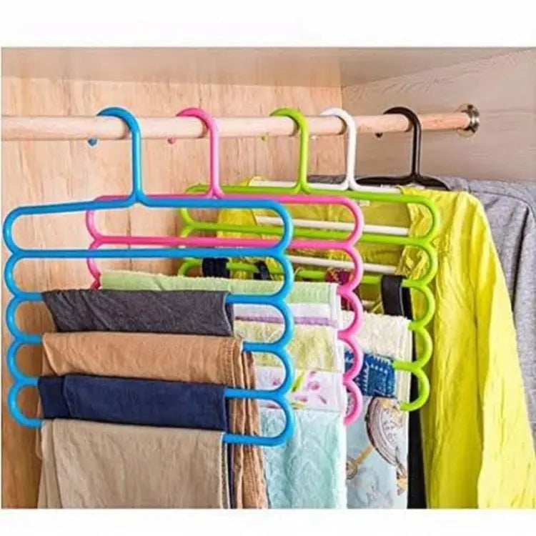 5 Layer Magic Hangers Hanger: Anti-Slip Pack Of 4