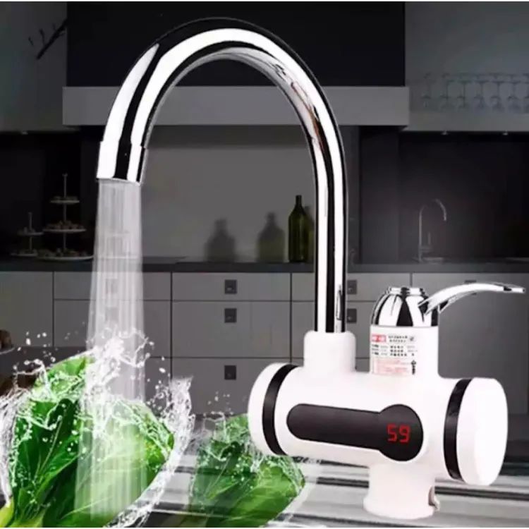 Electric Water Heater Faucet Instant Electric Water Heater Tap Heater Digital Display