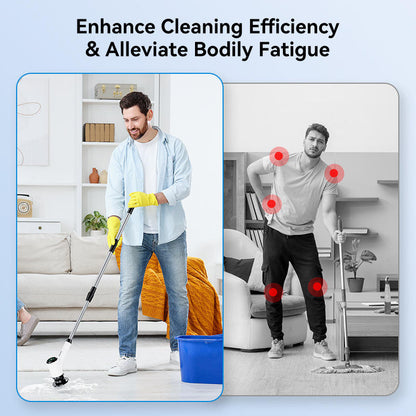 7-in-1 Wireless Electric Cleaning Brush for Bathroom & Floor